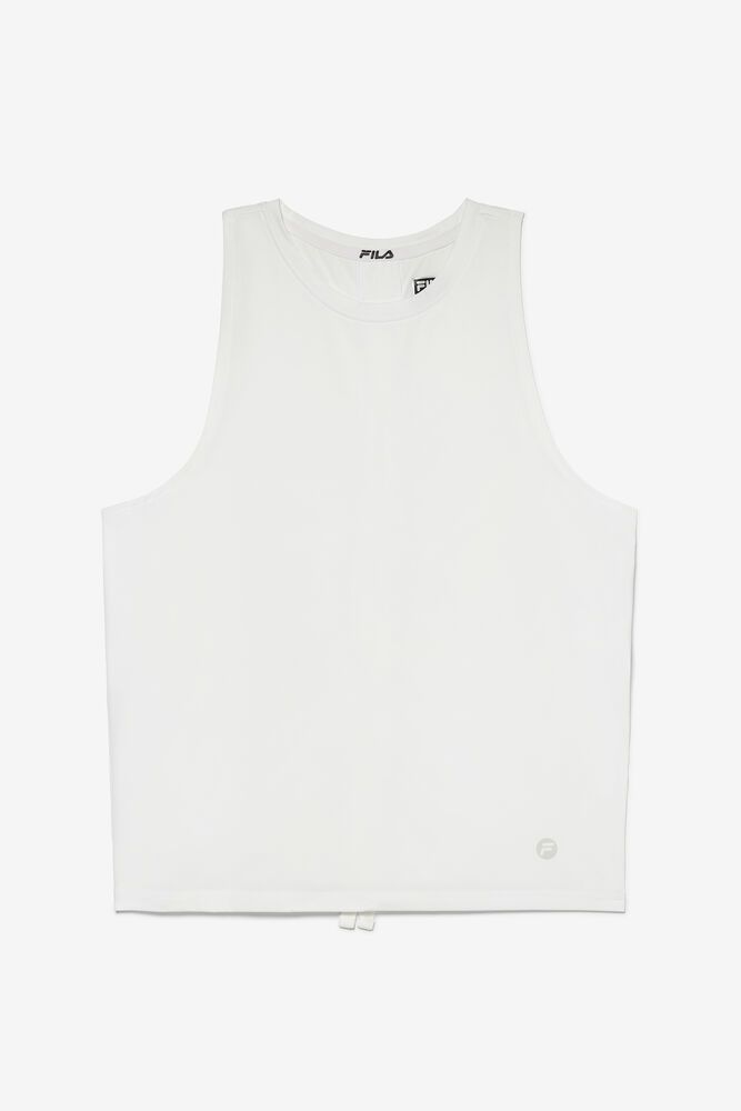 Fila Bring The Energy White Tank Top Womens - NZ 97601-EKBS